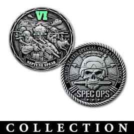 U.S. Special Operations Challenge Coin Collection & Display