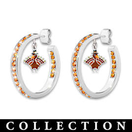 Gold- And Silver-Tone Seasonal Charm Hoop Earring Collection
