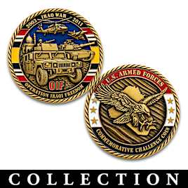 Iraq War Challenge Coin Collection
