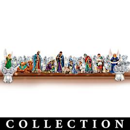 Peter Carl Fabergé-Inspired Lighted Nativity Garland