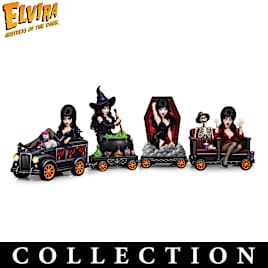 Elvira, Mistress Of The Dark Train Sculpture Collection