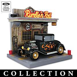 Glow-In-The-Dark Ford Car Sculptures And Storefront Displays