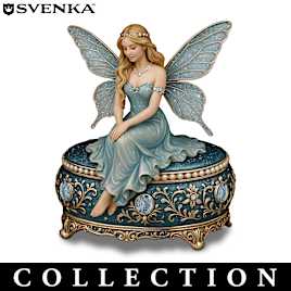 Sculpted Fairy Keepsake Boxes With Svenka Crystals