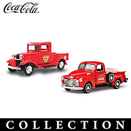 COCA-COLA 1:43-Scale Diecast Vehicles From Different Eras