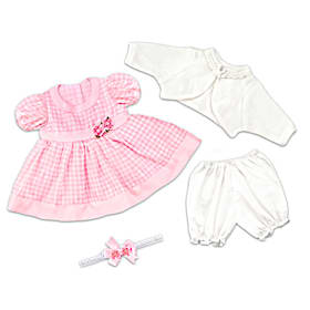 Party Dress Baby Doll Accessory Set