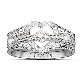 I Love You Diamond Ring