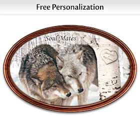 Soul Mates Personalized Masterpiece Framed Plate