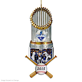 Kansas City Royals 2015 World Series Championship Ornament