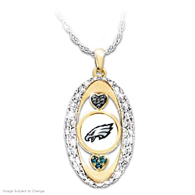 For The Love Of The Game Eagles Pendant Necklace