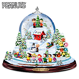 PEANUTS Merry And Bright Snowglobe