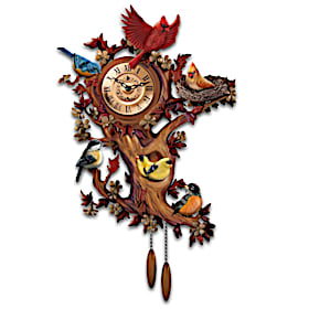 Treetop Chorus Wall Clock