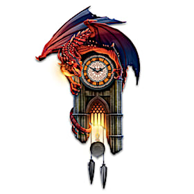 Reign Of Fire Dragon Wall Clock