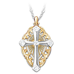 Everlasting Light Diamond Pendant Necklace