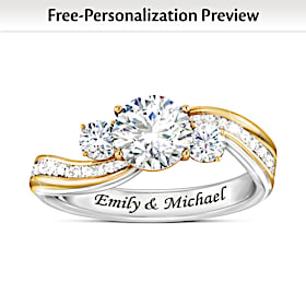 The Story Of Us Personalized Ring