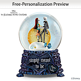 Simply Meant To Be Personalized Snowglobe