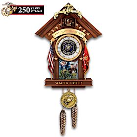 USMC Semper Fi Cuckoo Clock