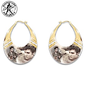 Elvis Burning Love Earrings