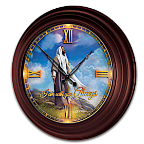 I Am With You Always Wall Clock