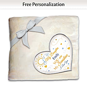 Daughter, You Are My Sunshine Personalized Blanket