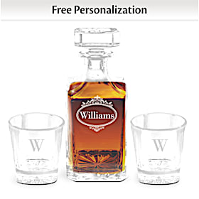 Personalized Decanter Set