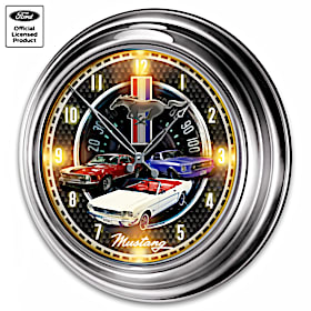 Ford Mustang Wall Clock