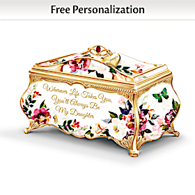 Daughter, Wherever Life Takes You Personalized Music Box