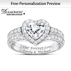 2.5-Carat Better Together Personalized Ring Set