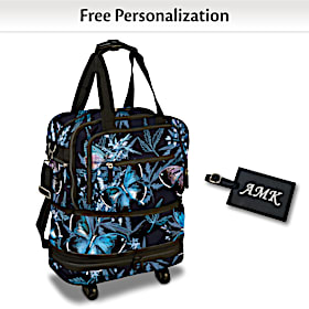 On My Way Butterfly Personalized Travel Bag