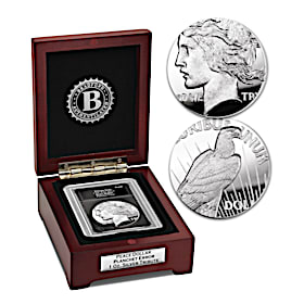 Peace Dollar Planchet Error 99.9% Silver Tribute Coin