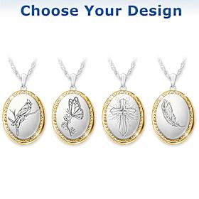 Forever With You Remembrance Pendant Necklace