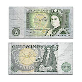 The Last Ever QEII £1 England Banknote Currency