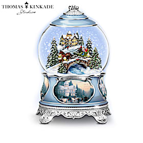 Thomas Kinkade Songs Of The Season Snowglobe Collection