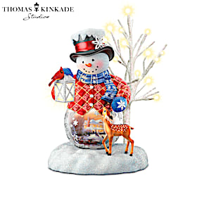 Thomas Kinkade Snow Wonderful Figurine Collection