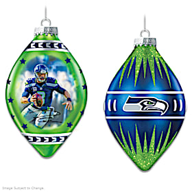 Seahawks Heirloom Glass Ornament Collection