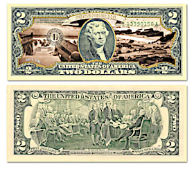 All-New World War II Battles $2 Bills Currency Collection