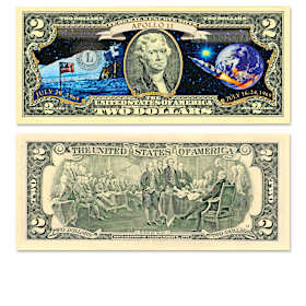 All-New U.S. Space Race $2 Bills Currency Collection