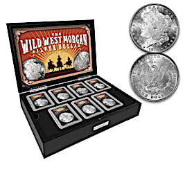 The Wild West Morgan Silver Dollar Coin Collection