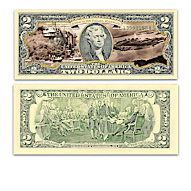 All-New World War II Battles $2 Bills Currency Collection
