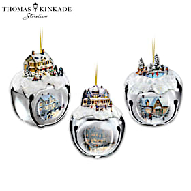 Thomas Kinkade Sleigh Bells Ornament Collection