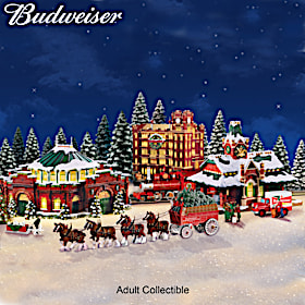Budweiser Holiday Village Collection