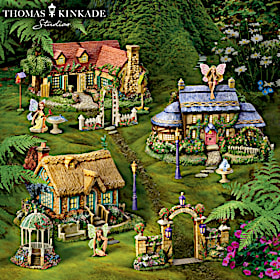 Thomas Kinkade Fairy Garden Village Collection