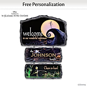 The Nightmare Before Christmas Personalized Sign Collection