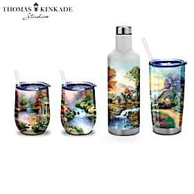 Thomas Kinkade Tranquility Drinkware Collection