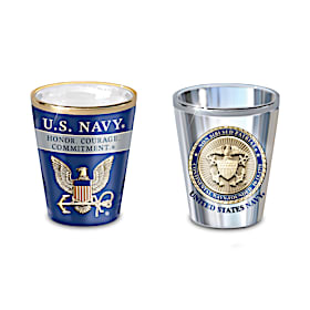History Of The U.S. Navy Shot Glass Collection