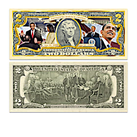 The All-New President Obama $2 Bill Currency Collection