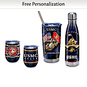 USMC Personalized Drinkware Collection