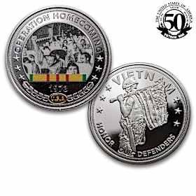 Vietnam Homecoming 50th Anniversary Proof Coin Collection