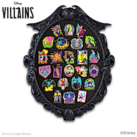 DISNEY VILLAINS Blacklight Pin Collection
