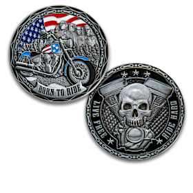 Live Free, Ride Hard Challenge Coin Collection