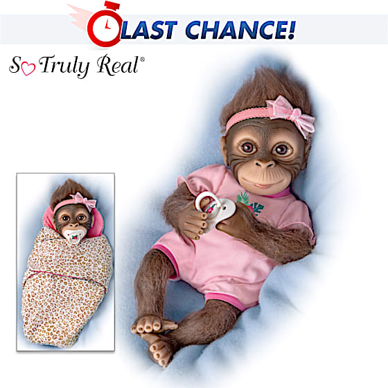 Bradford exchange monkey dolls clearance